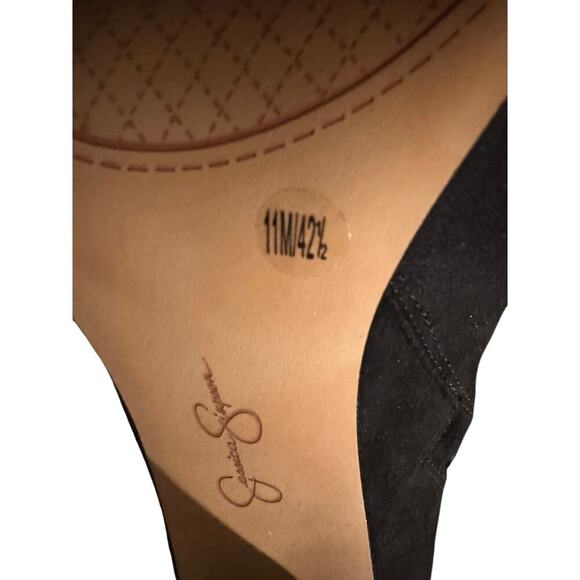 Jessica Simpson Womens MAYNARD Faux Suede Pointed Toe Thigh-High Boots Size 11 - Picture 2 of 4